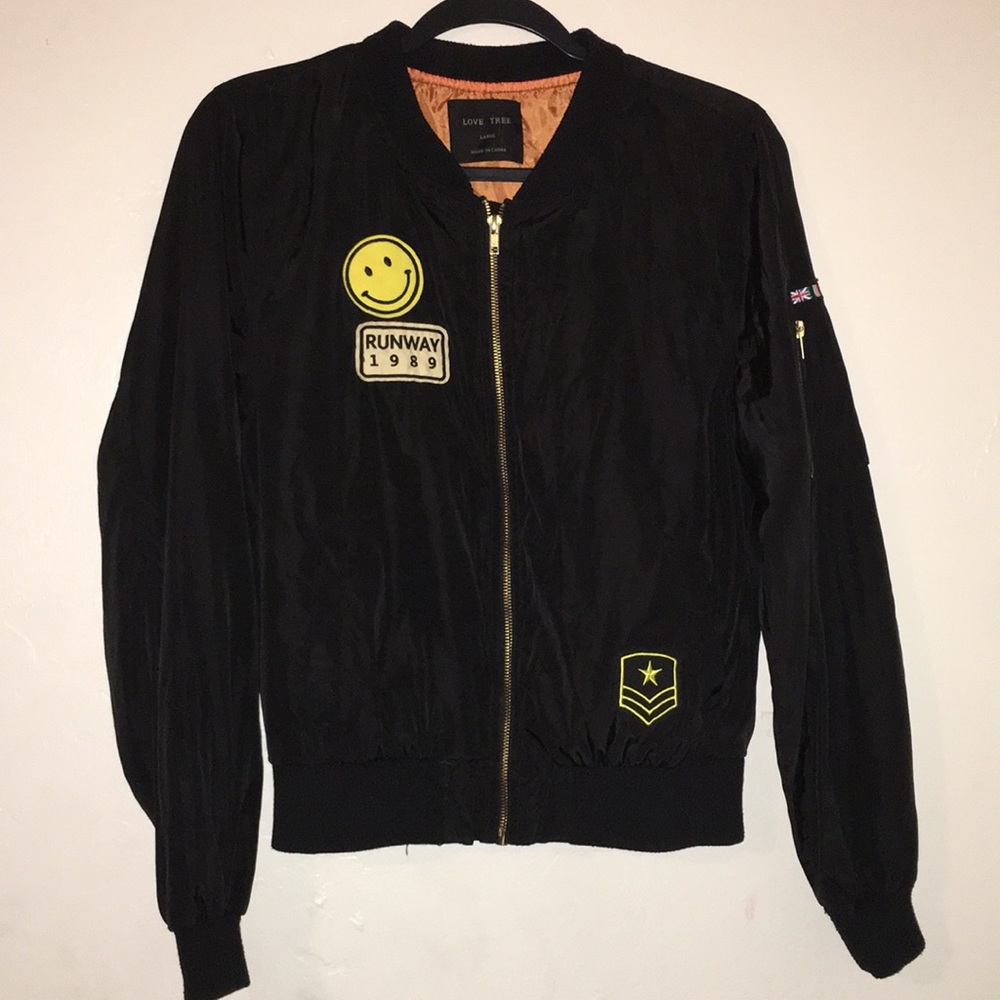 Black Bomber Jacket